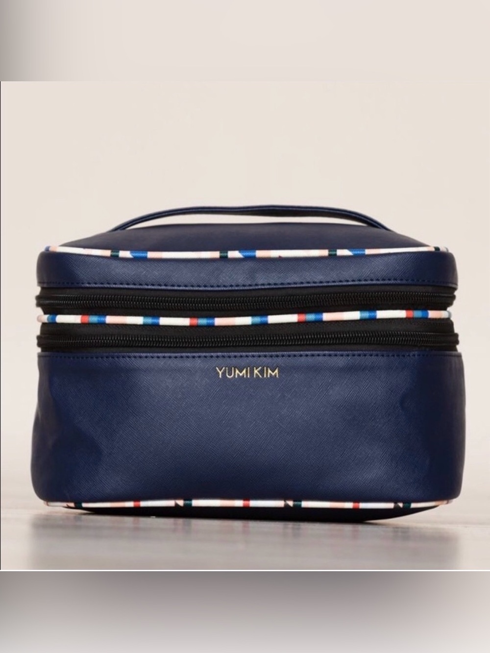 Yumi Kim jet setter makeup train case geo